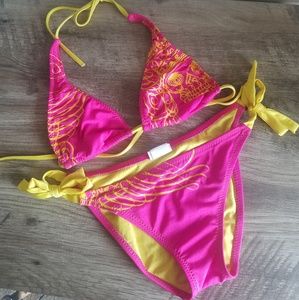 S Neon Hurley Bikini Set